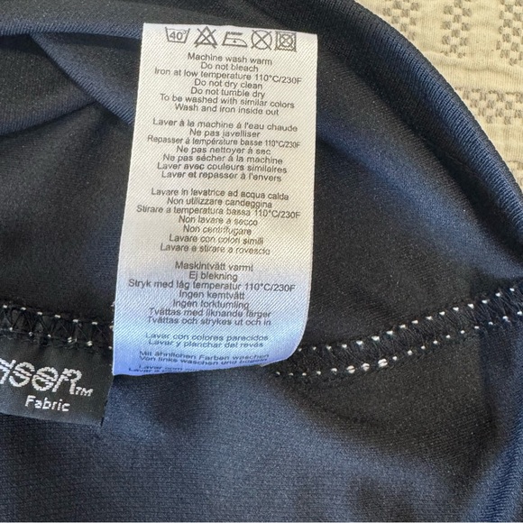 Black & White J. Lindeberg Performance Polo - Large - Picture 6 of 8